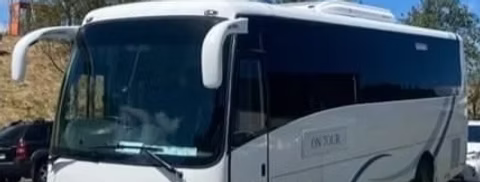 Large coach bus for group travel